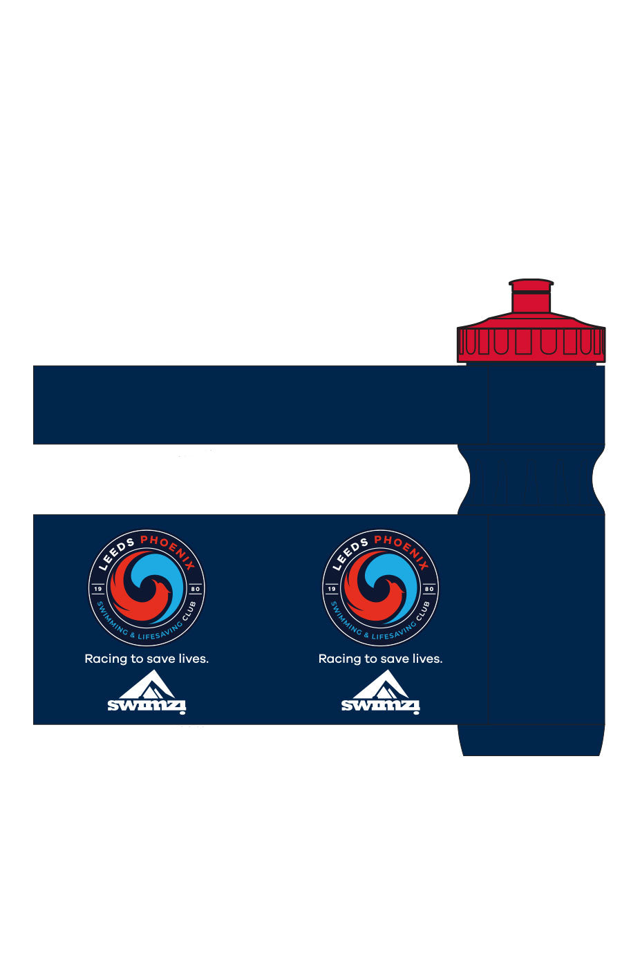 Unisex 800ml Sports Bottle - Navy image 0