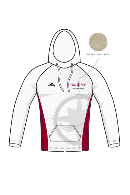 North Coast Swim Club Kids Unisex Winter Pullover Performance Hoodie image 0