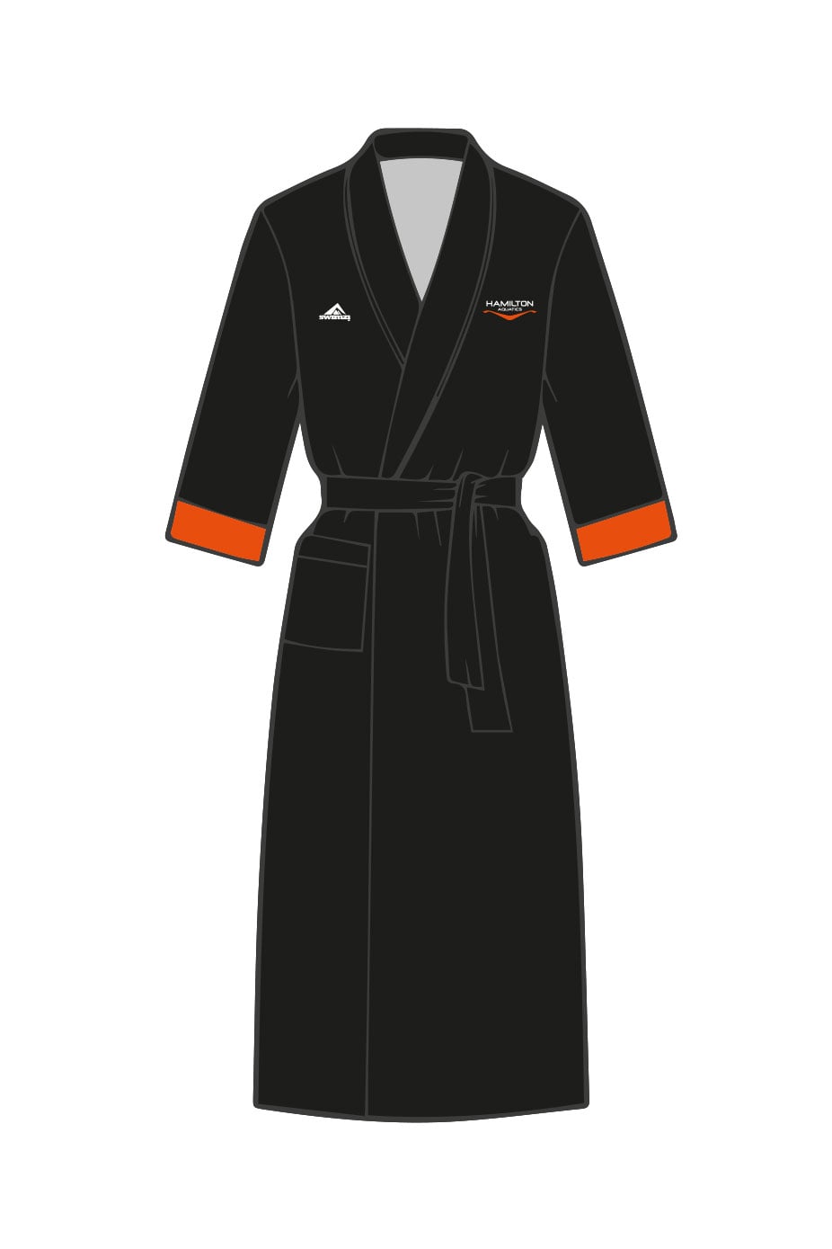 Hamilton Aquatics Adult Unisex Hamilton Aquatics Dressing Gown image 0