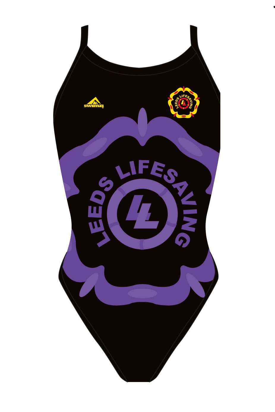 Leeds Lifesaving Adult Female Thinstrap Swimsuit image 3