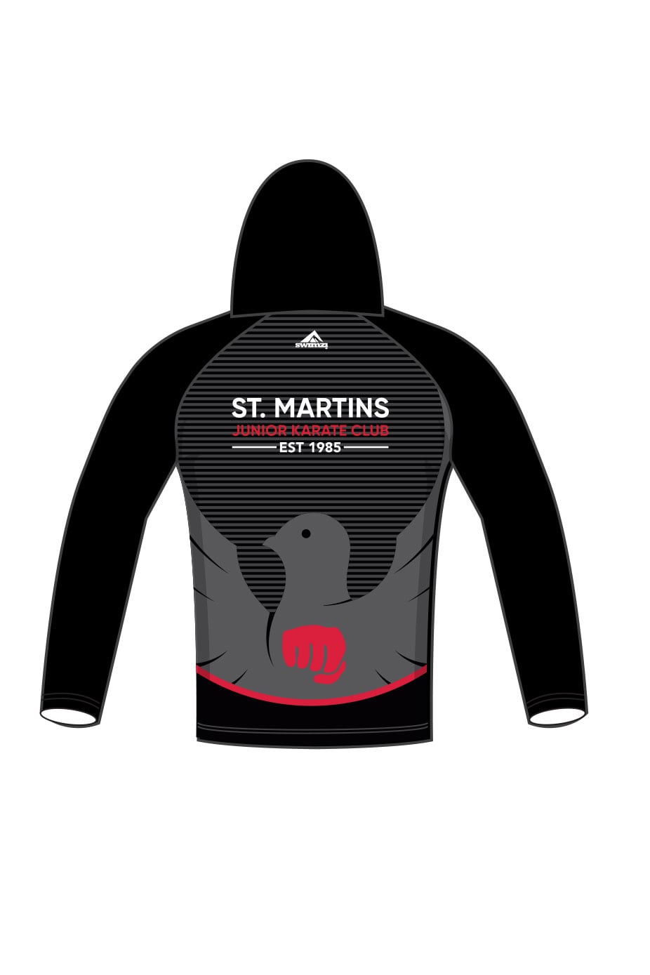 St Martins Karate Club Adult Unisex Winter Pullover Performance Hoodie image 1