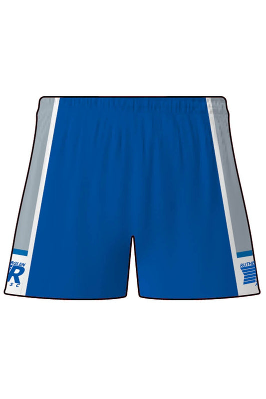 TEAMWEAR OUTLET SHOP! Adult Rutherglen SC Unisex Polyester Sports Shorts image 0