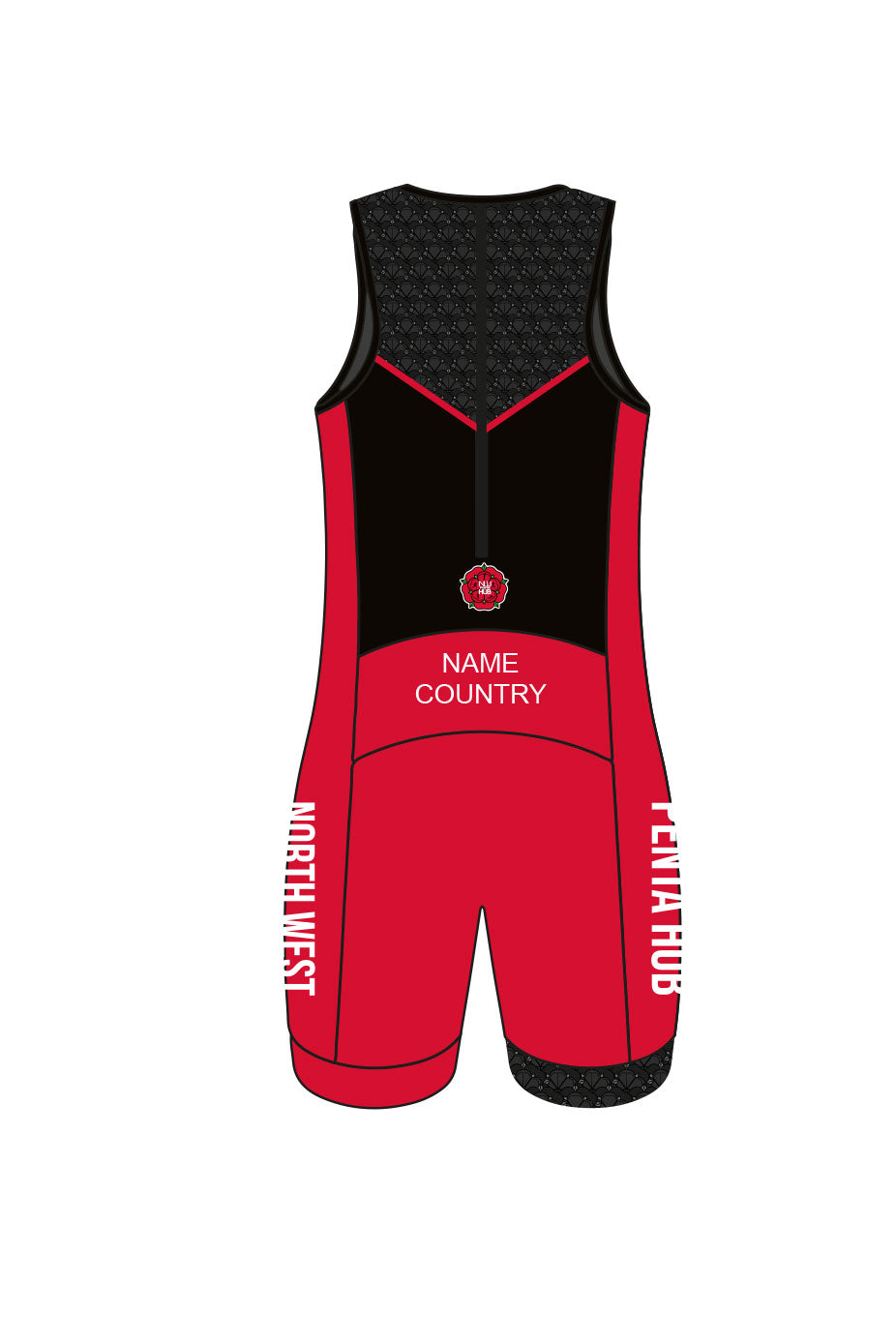 North West Pentathlon Hub Adult Female Sleeveless Tri Suit (Back Zip) - Opt2 image 2