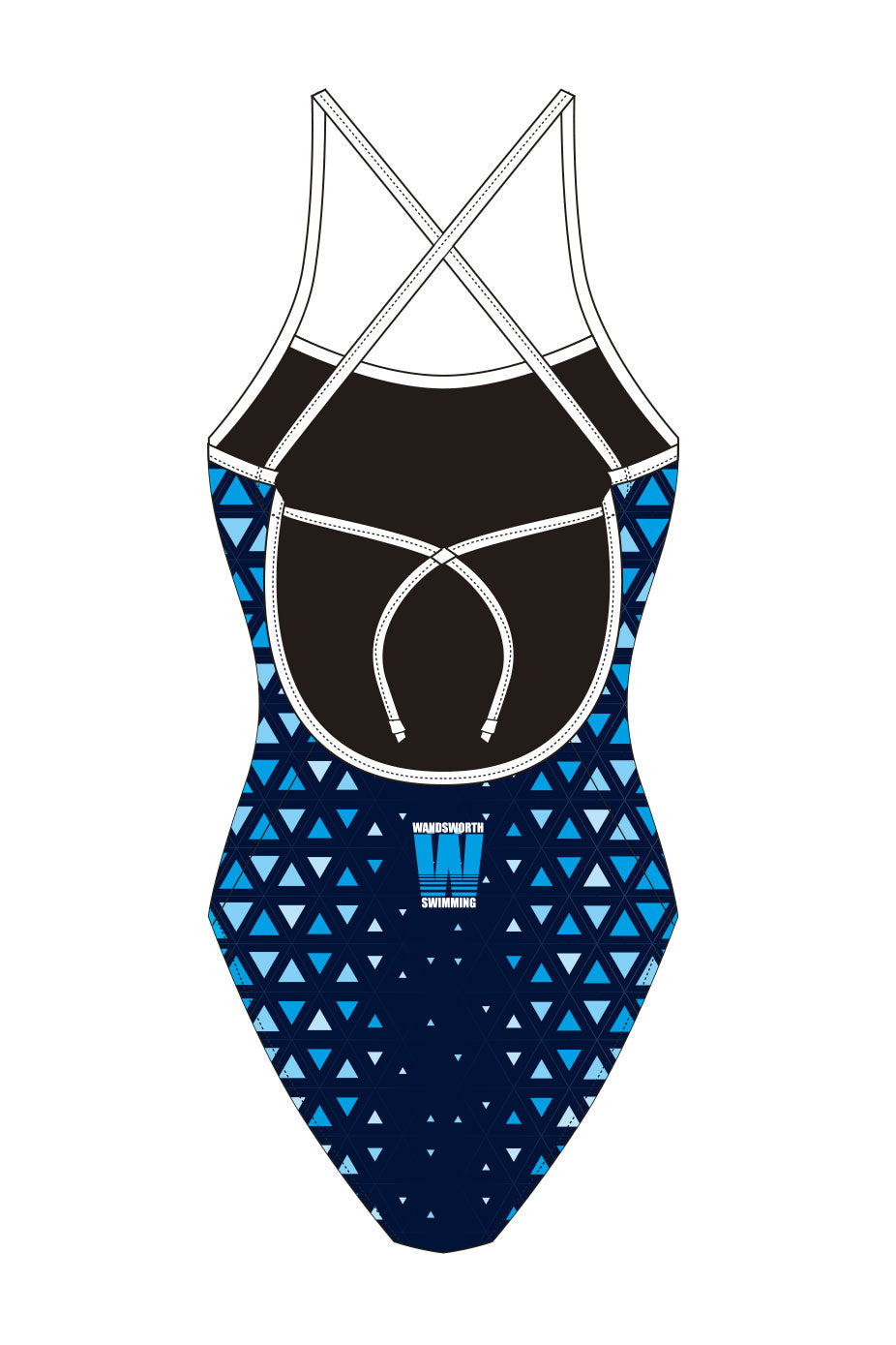 Wandsworth SC Adult Female Tie Back Swimsuit image 1