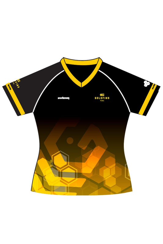 Truro City SC Kids Female Polyester Club Shirt - V-Neck image 0