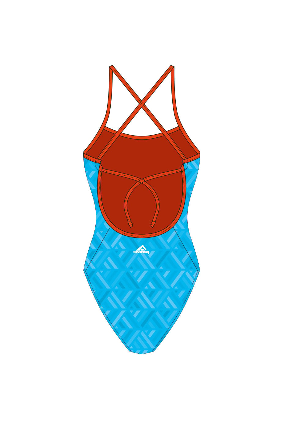 Hamilton Aquatics Adult Female Hamilton Synquatics Tie Back Swimsuit image 1
