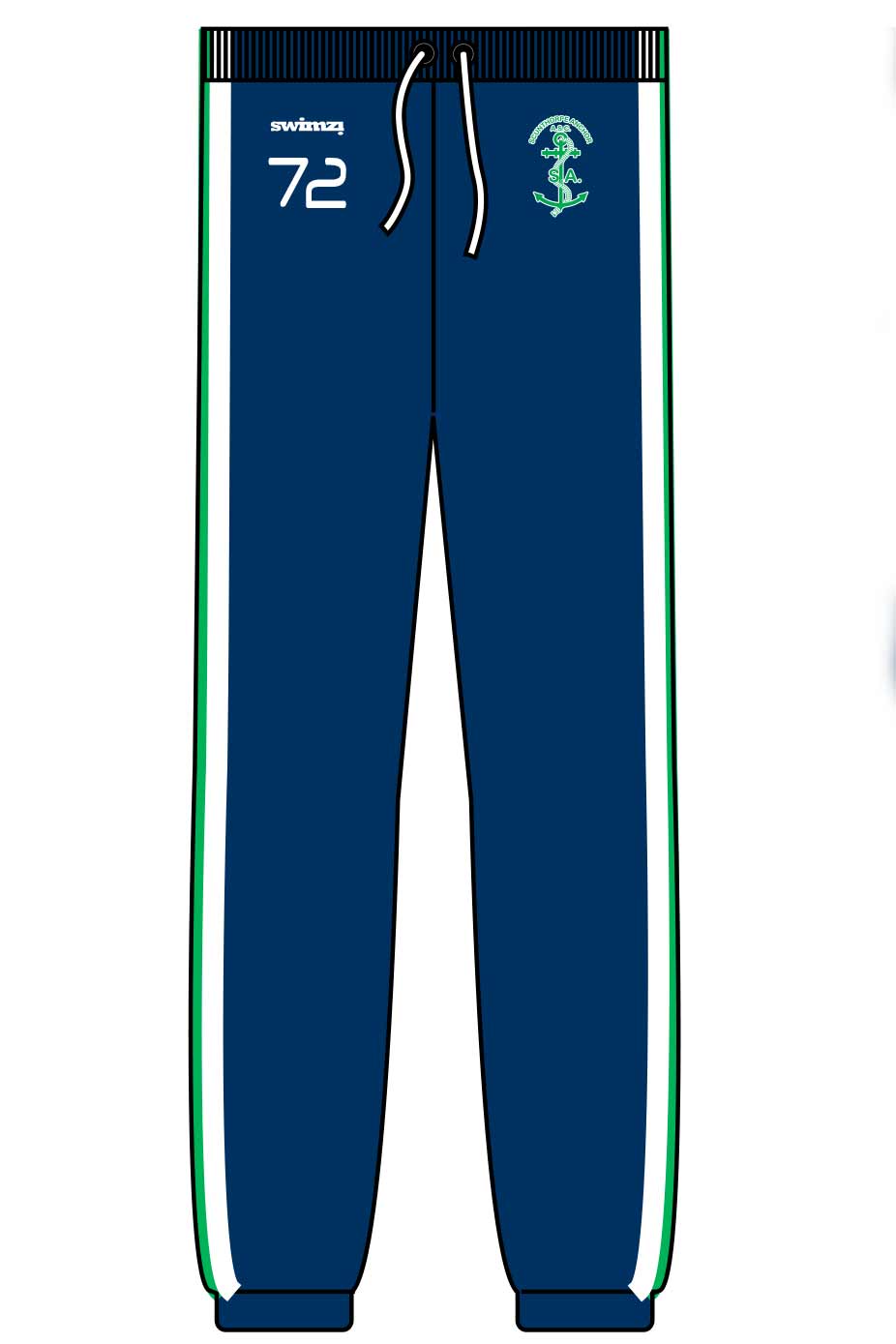 TEAMWEAR OUTLET SHOP! Kids Scunthorpe Anchor Female Slim Fit Sweatpants image 0