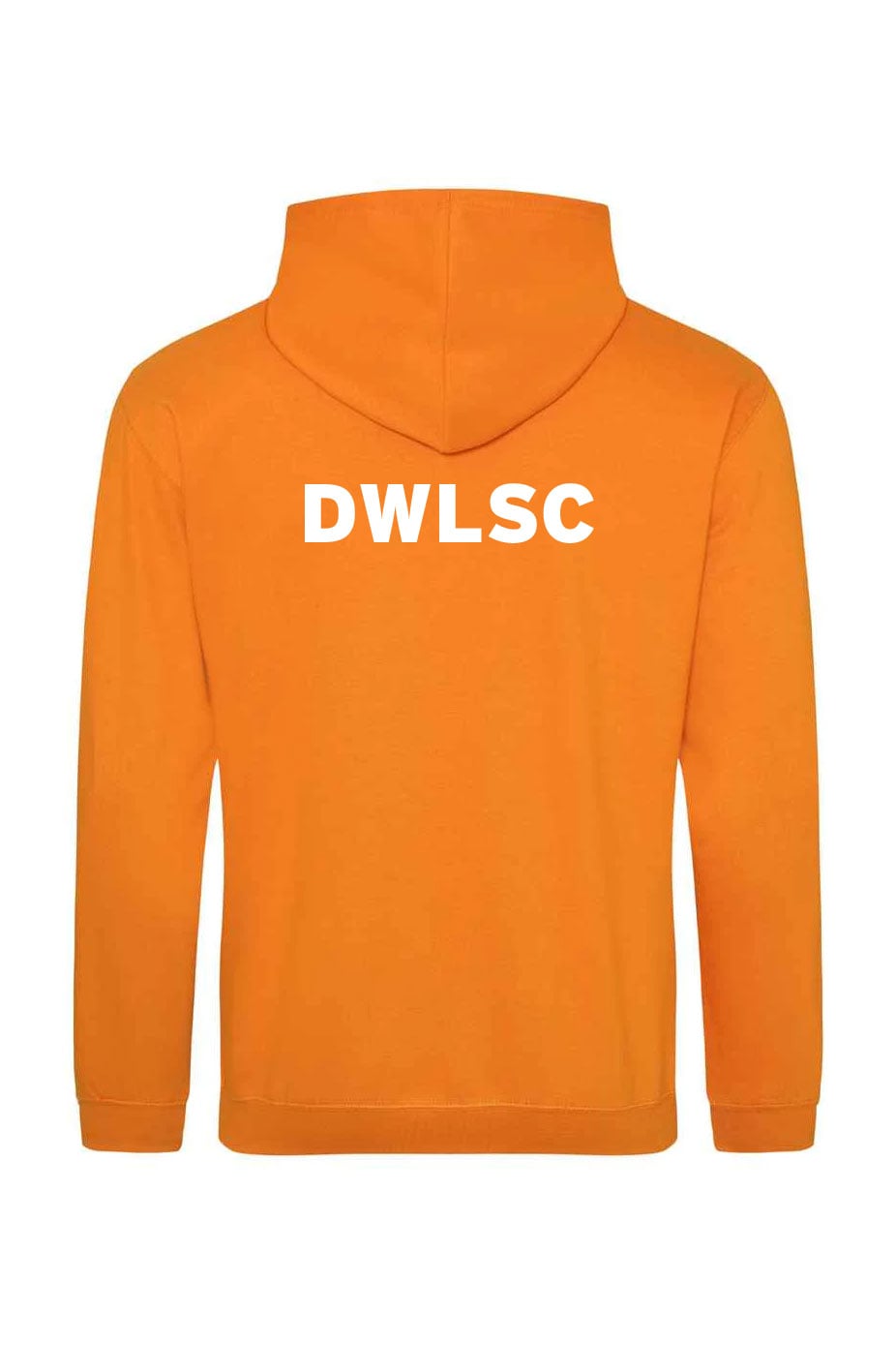 Dawlish Warren LSC Adult Unisex Orange Cotton Pullover Hoodie image 1