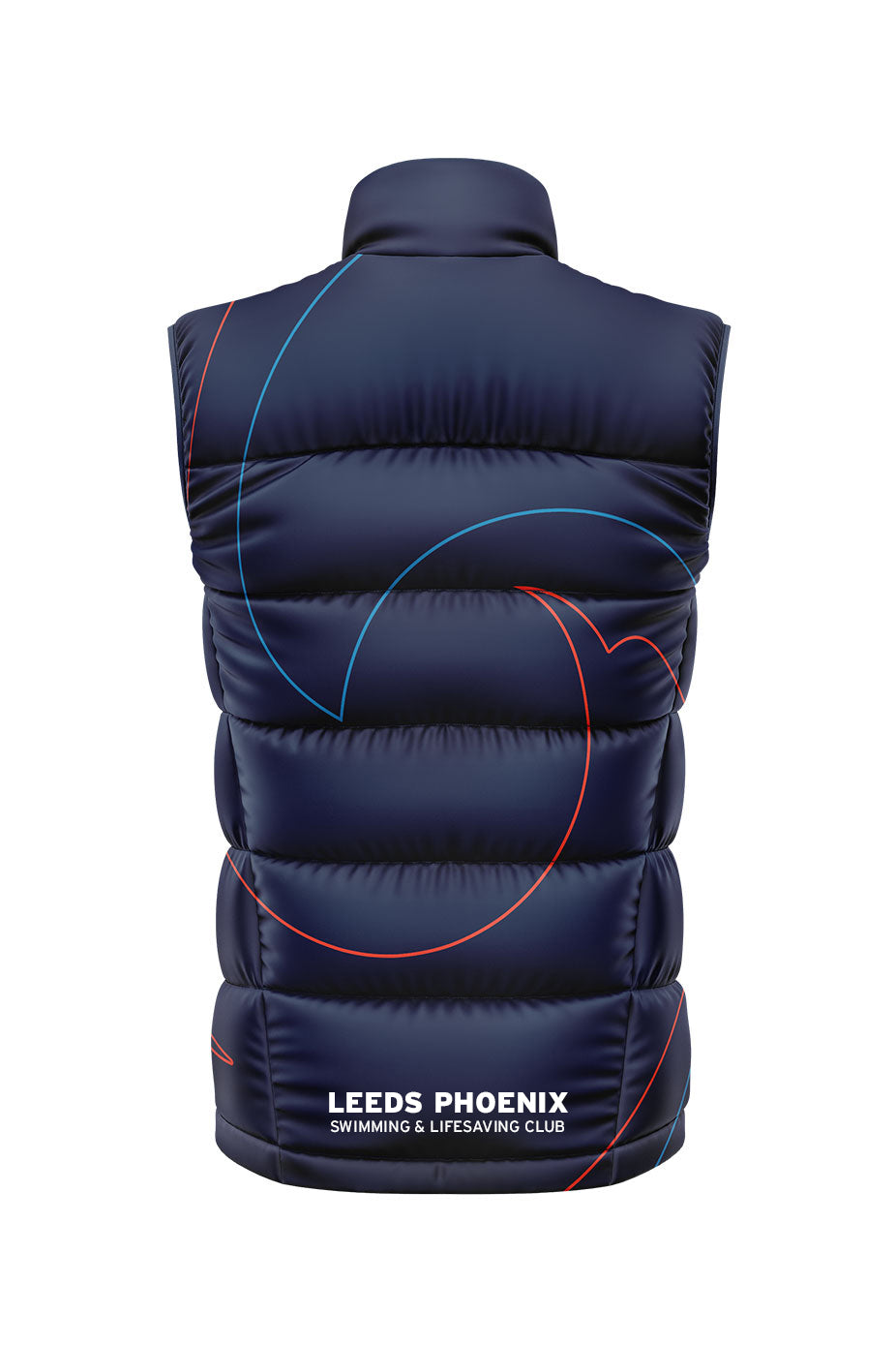 Leeds Phoenix Swimming & Lifesaving Club Adult Unisex Reversible Gilet image 2
