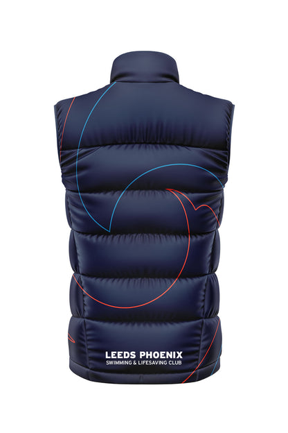 Leeds Phoenix Swimming & Lifesaving Club Adult Unisex Reversible Gilet image 2