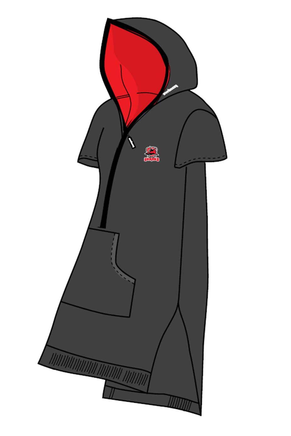 Leicester Sharks SC Adult Unisex Deck Dress image 2