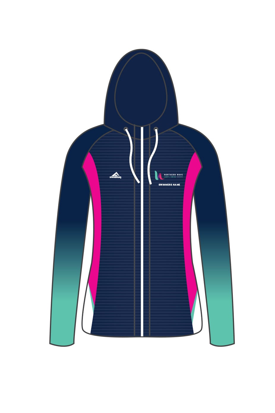 Northern Wave Adult Female Zipped Performance Hoodie image 0
