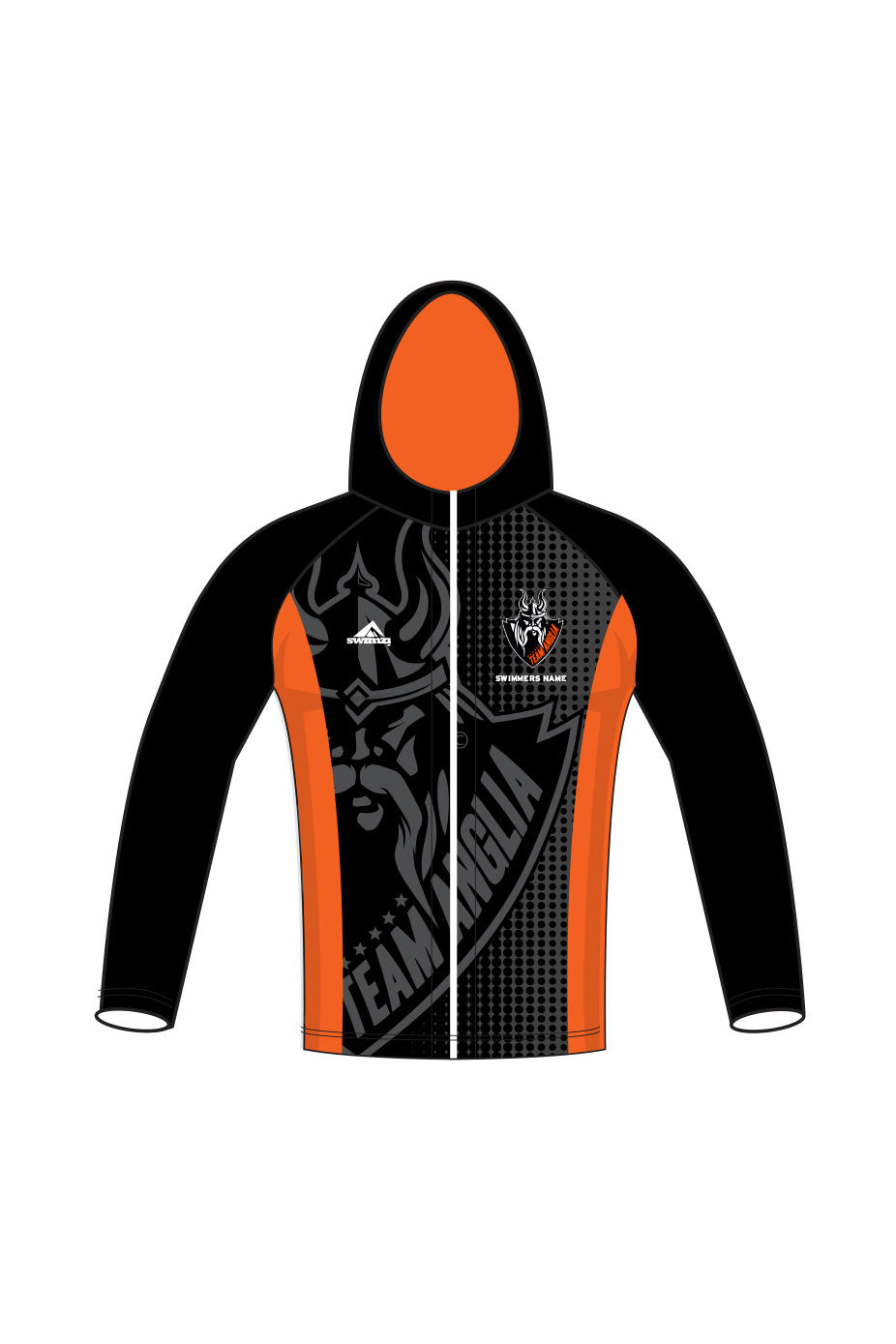 Team Anglia Masters Kids Unisex Zipped Performance Hoodie image 0