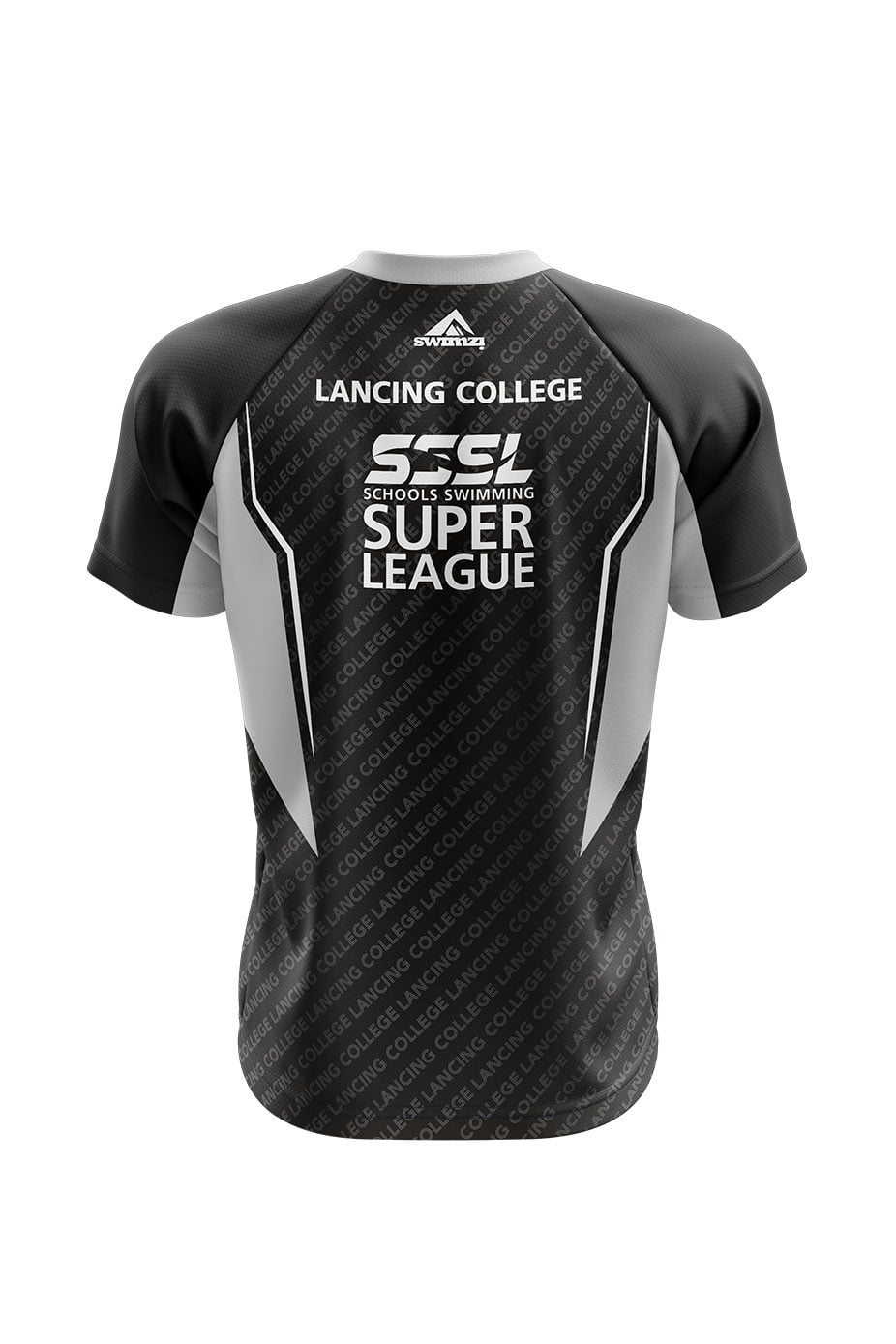 Schools Swimming Super League Adult Unisex Lancing College Club Shirt - V-Neck image 1