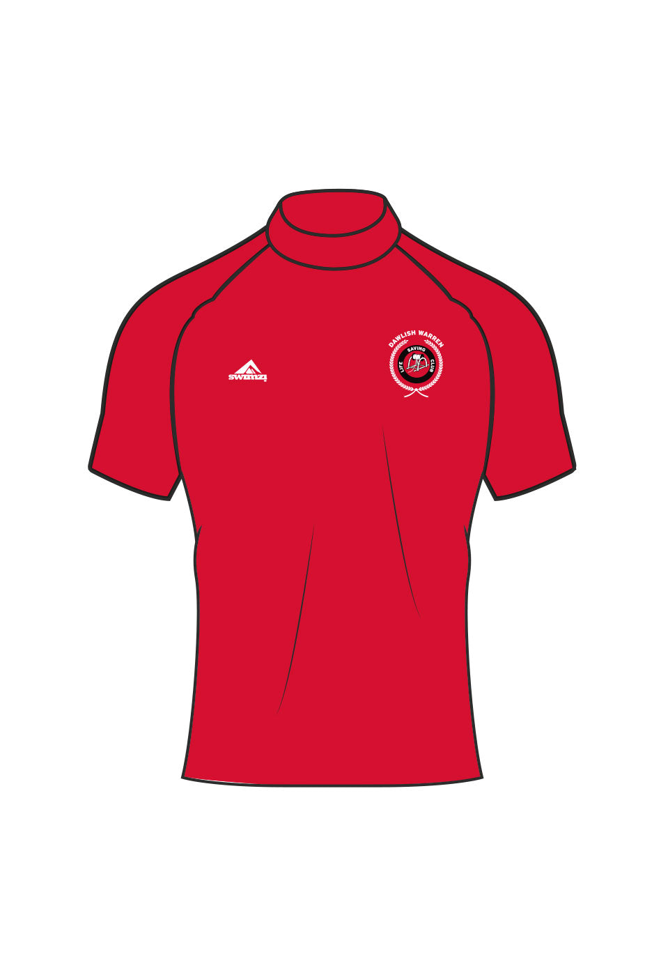 Dawlish Warren LSC Adult Unisex Lifeguard Rashvest image 0