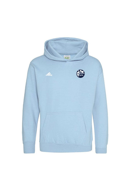 First Strokes Adult Unisex Cotton Hoodie - Sky Blue image 0