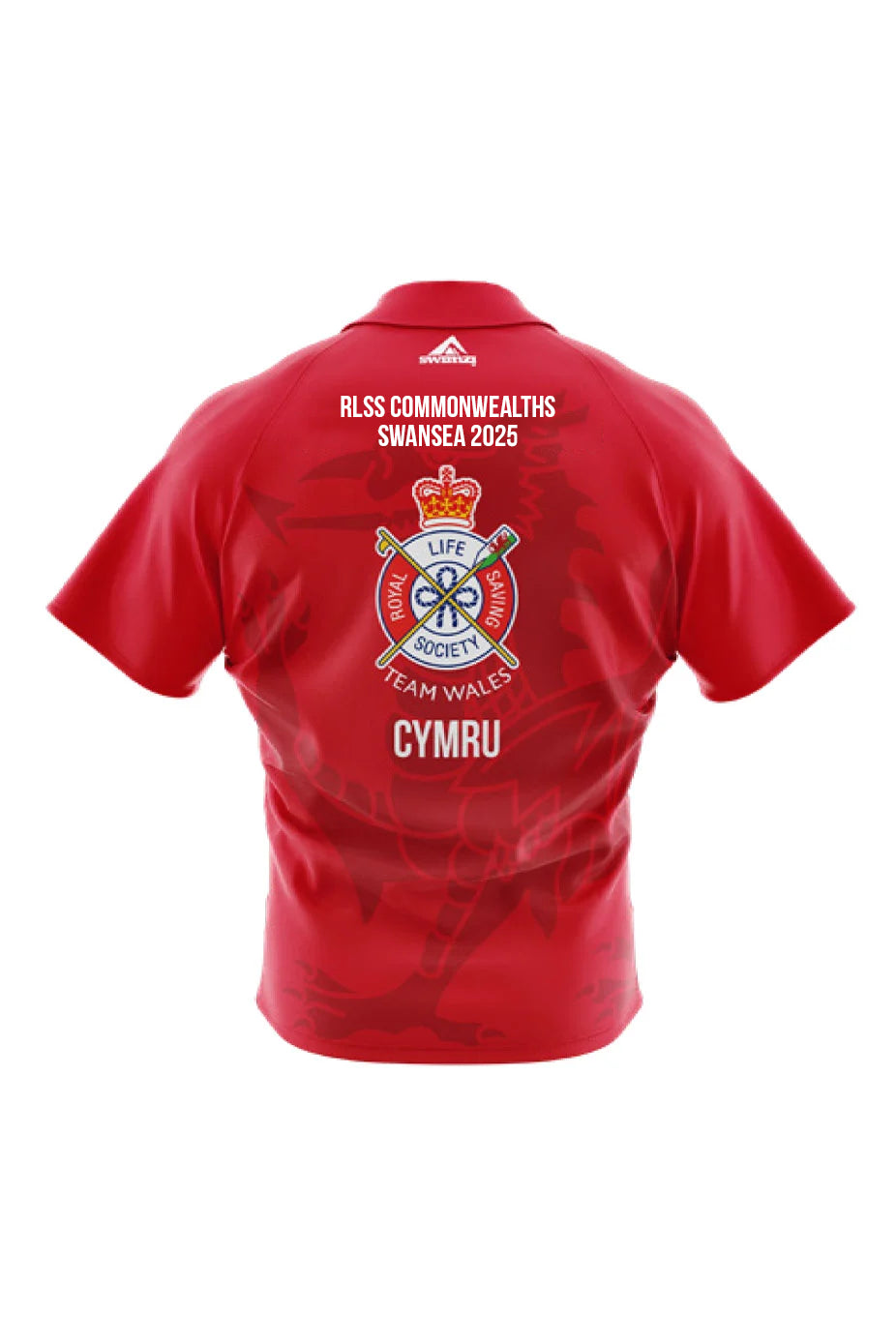 RLSS Wales Lifesaving Team Adult Unisex Club Shirt - Polo Neck image 1