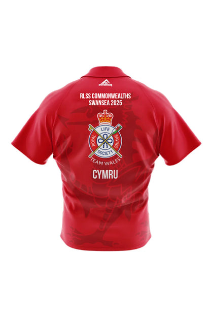 RLSS Wales Lifesaving Team Adult Unisex Club Shirt - Polo Neck image 1