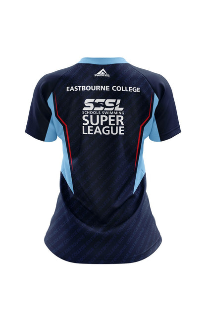 Schools Swimming Super League Adult Female Eastbourne College Club Shirt - V-Neck image 1