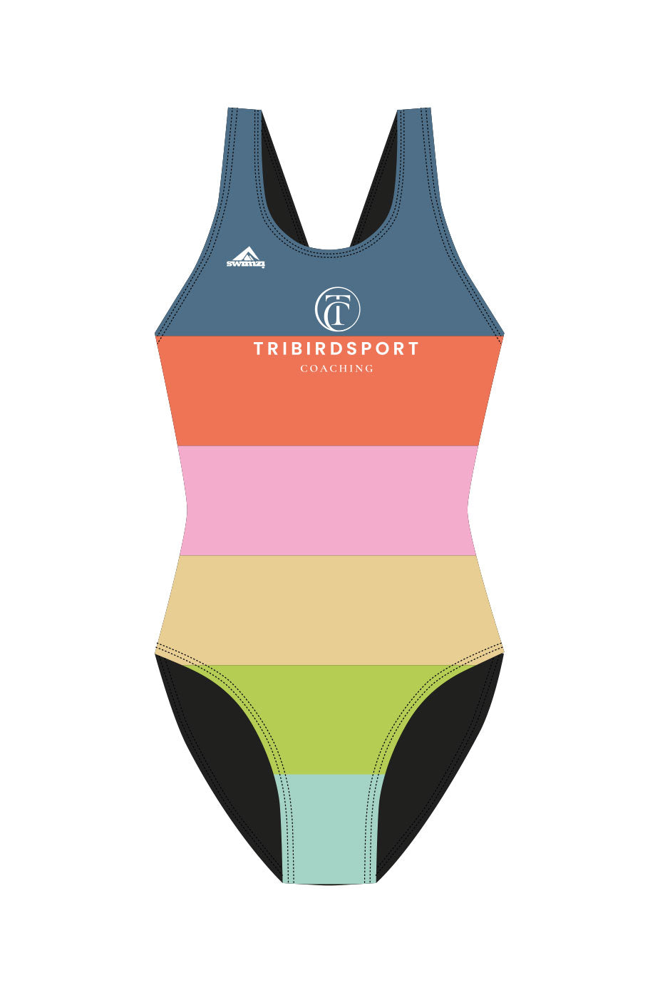 Tribirdsport Coaching Adult Female Broadstrap Swimsuit image 0