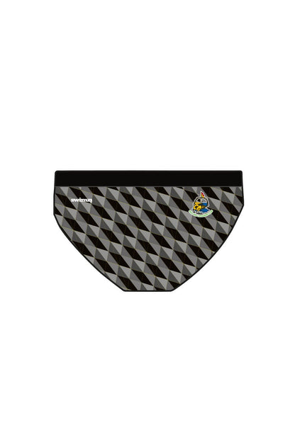 Rest Bay Lifeguards SC Adult Male Swim Trunks - Black image 1