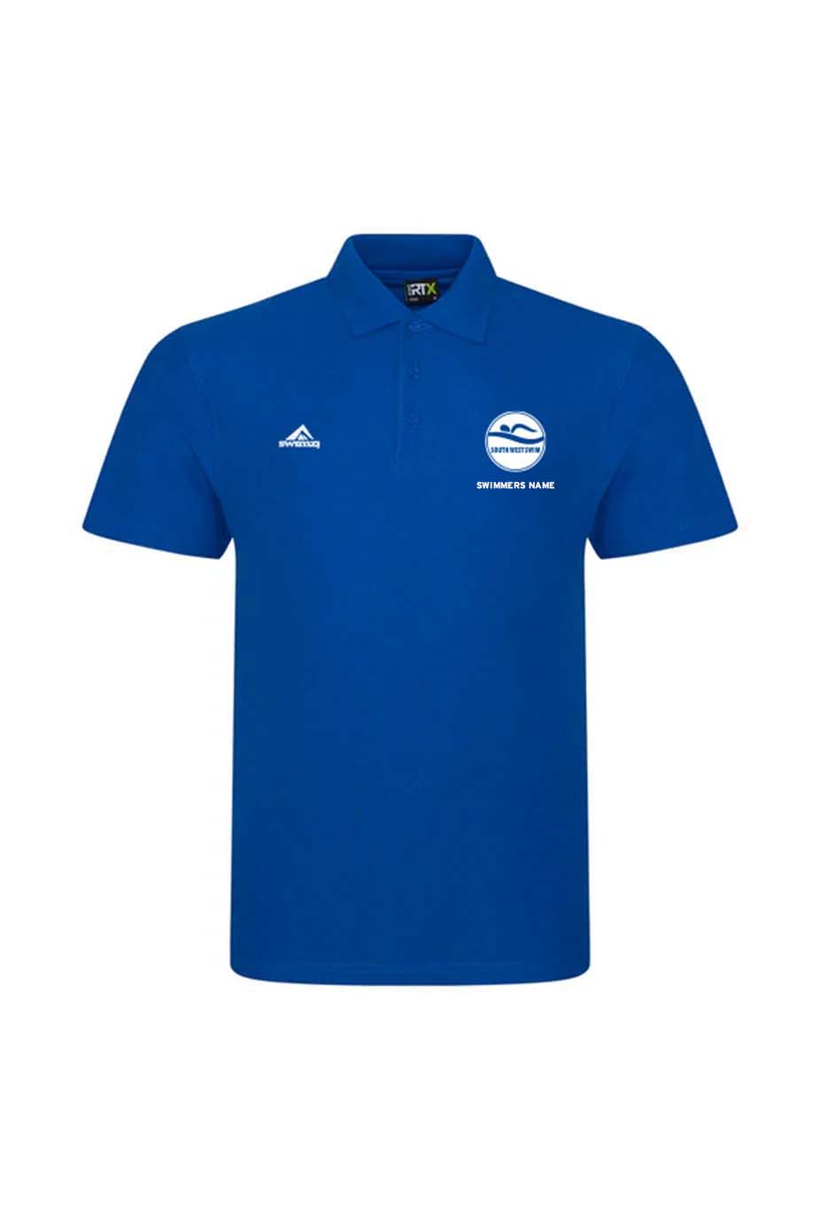 South West Swim Adult Unisex Cotton Shirt - Polo Neck image 0