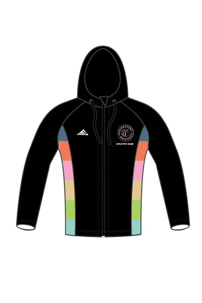 Tribirdsport Coaching Adult Unisex Zipped Performance Hoodie - Black image 0