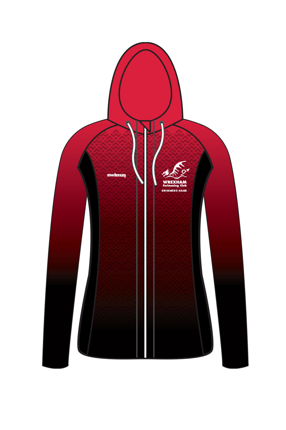 Wrexham SC Adult Female Zipped Performance Hoodie image 0