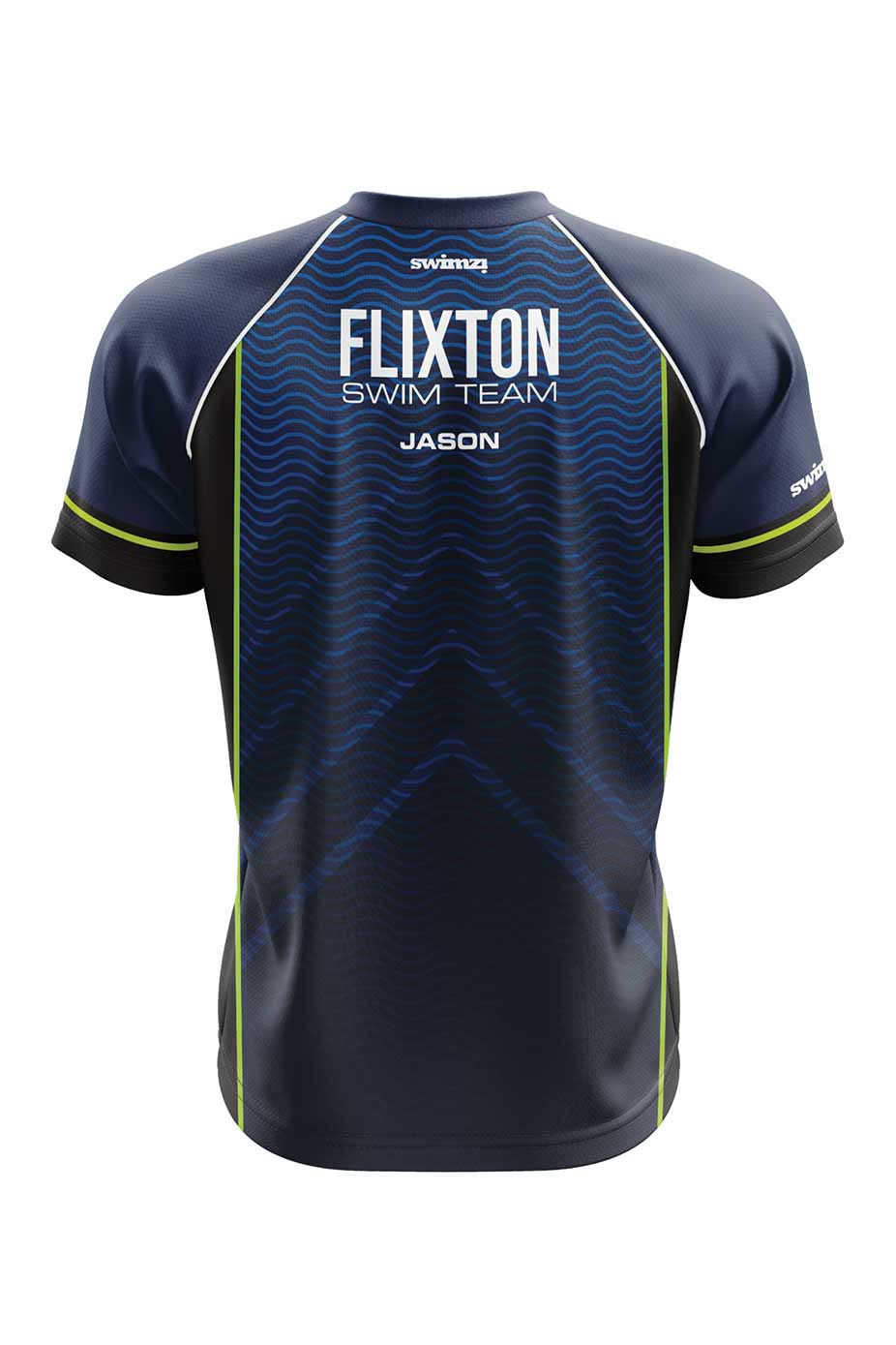 Flixton Swim Team Adult Unisex Polyester Coach Shirt - V-Neck image 1