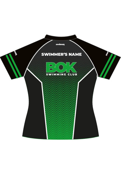 Borough of Kirklees SC Adult Swimzi Female Polyester Club Shirt - V-Neck image 1