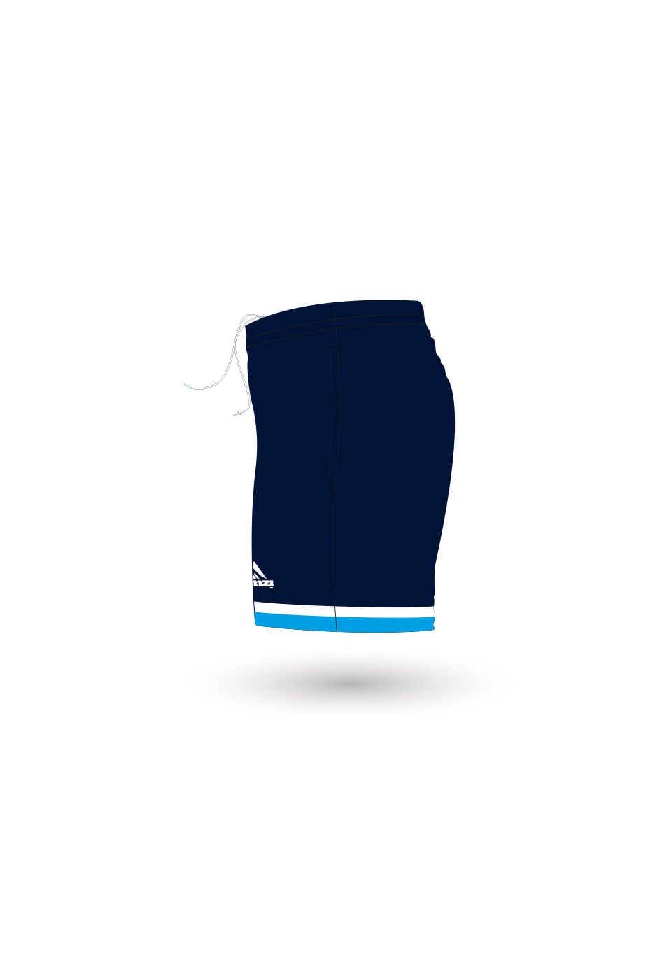 First Strokes Adult Unisex Sport Shorts image 1
