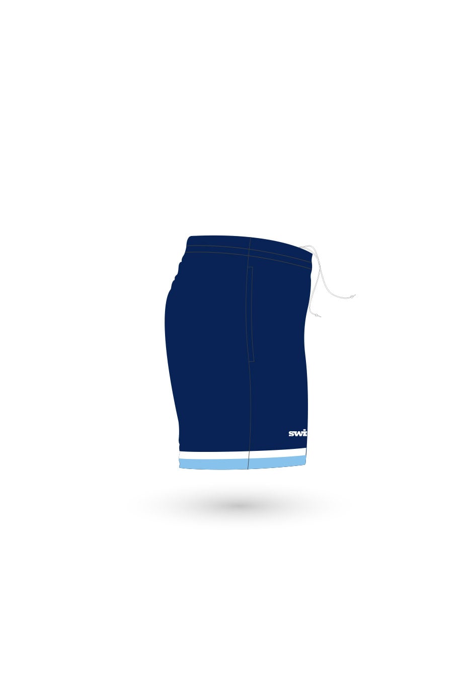 St Neots Swan SC Adult Unisex Sport Shorts image 1
