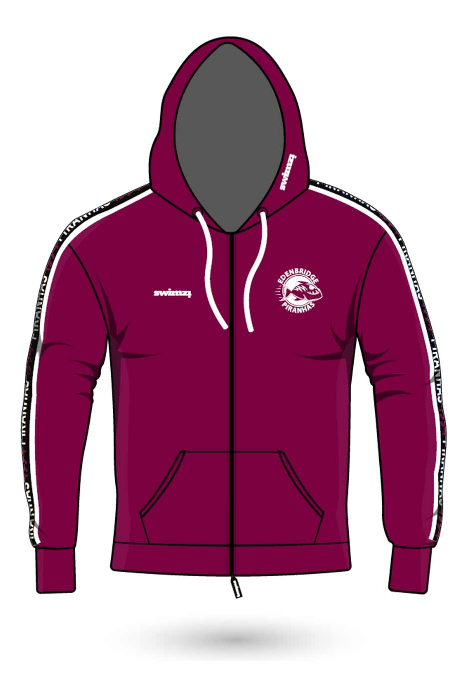 Edenbridge Piranhas SC Adult Unisex Sweat Zipped Hoodie image 0