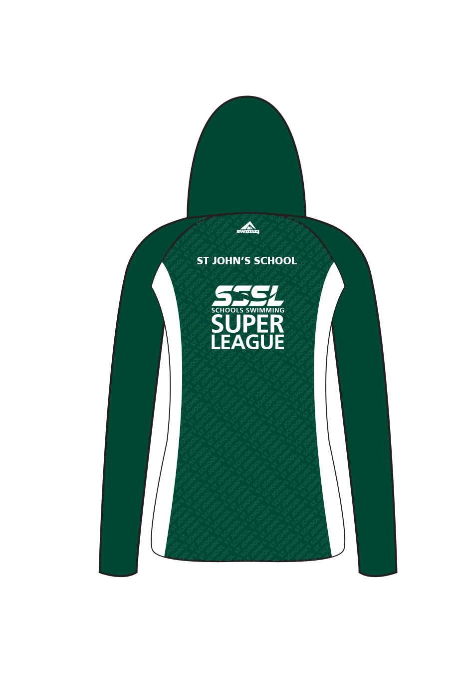 Schools Swimming Super League Adult Female St Johns School Zipped Performance Hoodie image 1