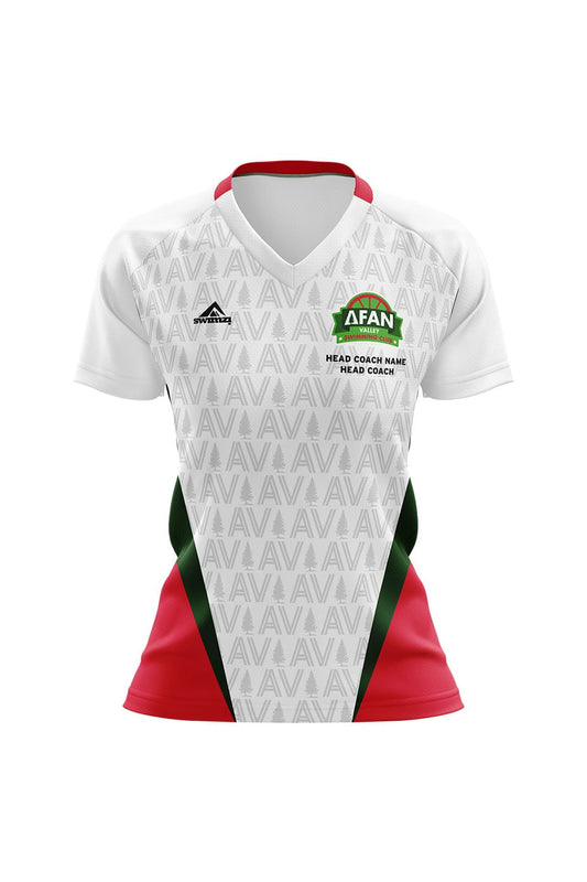 Afan Valley SC Adult Female Head Coach Shirt - V-Neck image 0