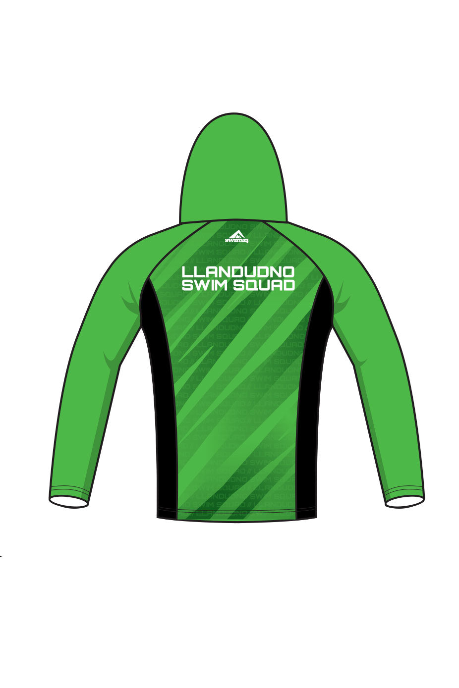 Llandudno Swim Squad Adult Unisex Zipped Performance Hoodie image 1