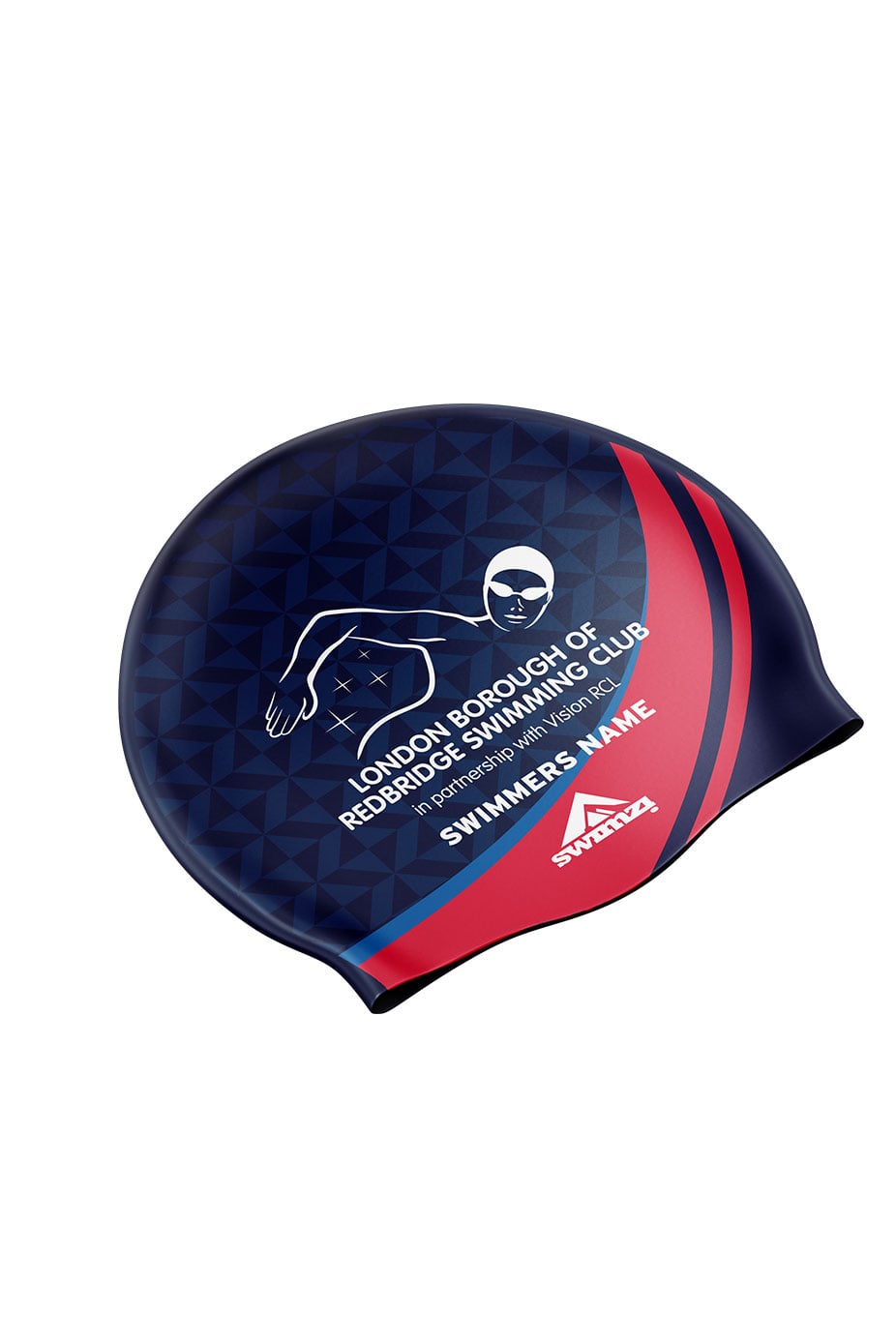 Unisex Club Swim Cap - Silicone Suede image 0