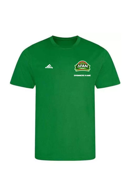 Afan Valley SC Adult Unisex Polyester Club Shirt Green - Crew Neck image 0