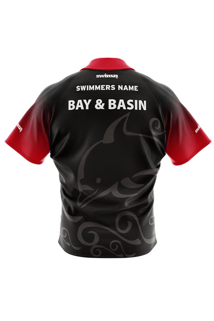 Bay and Basin Swim Club Adult Unisex Polyester Club Shirt - Polo Neck image 1