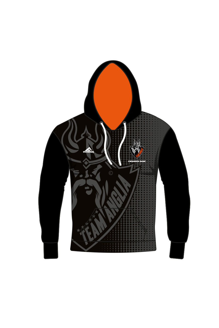 Team Anglia Masters Kids Unisex Pullover Performance Hoodie image 0