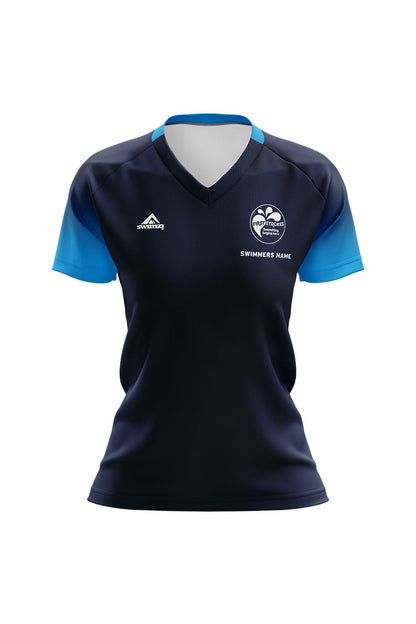 First Strokes Kids Female Club Swimmers V-Neck image 0