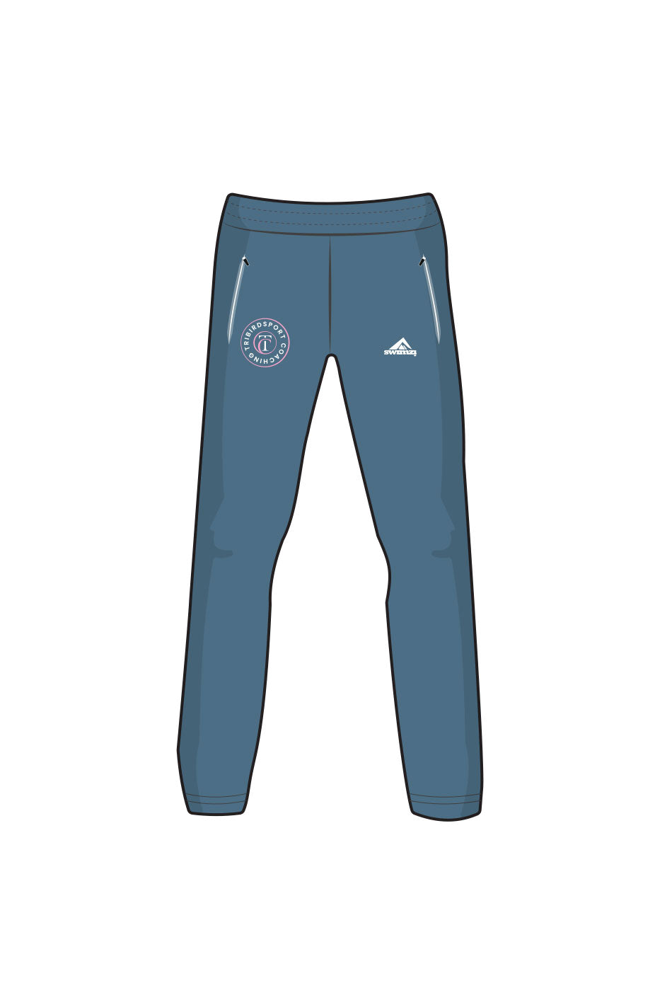 Tribirdsport Coaching Adult Unisex Performance Bottoms - Blue image 0
