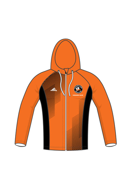 Inverclyde Masters SC Adult Female Zipped Performance Hoodie - Orange image 0