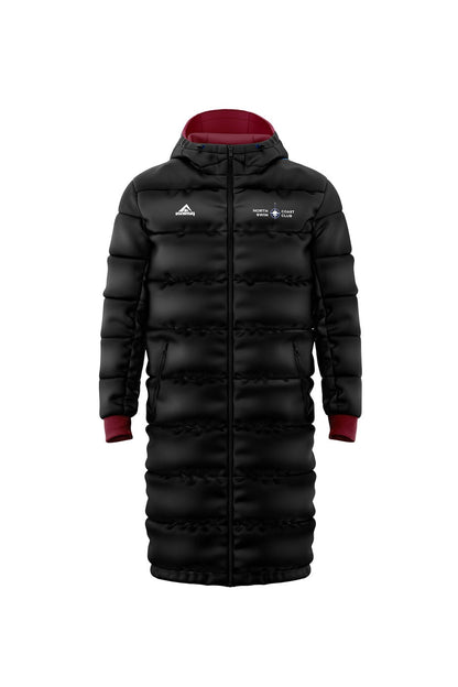 North Coast Swim Club Adult Unisex Reversible Parka image 2