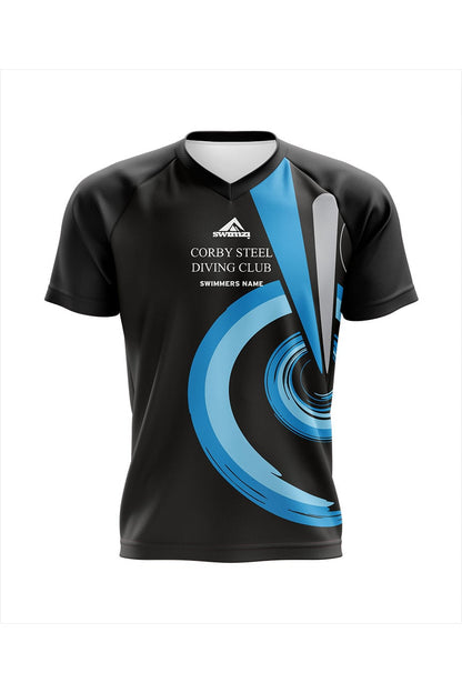 Corby Steel Diving Club Adult Unisex Club Shirt - V-Neck image 0