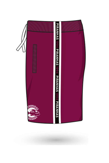 Edenbridge Piranhas SC Adult Unisex Sweat Basketball Shorts image 1