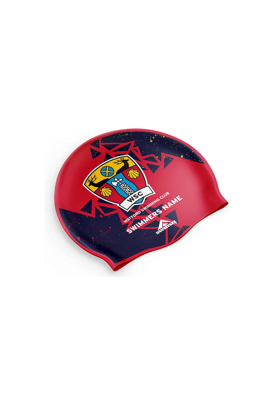 Unisex Club Swim Cap - Silicone Suede image 0