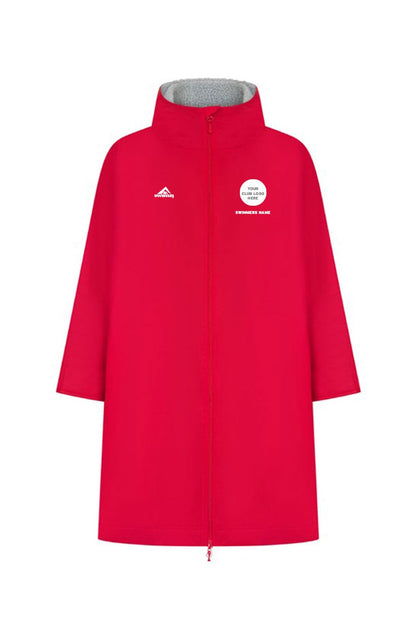 Team Robe Shop Kids Unisex Swimzi Team Robe - Red image 0