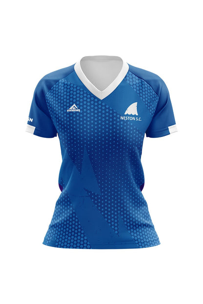 Neston SC Kids Female Club Shirt - V-Neck image 0