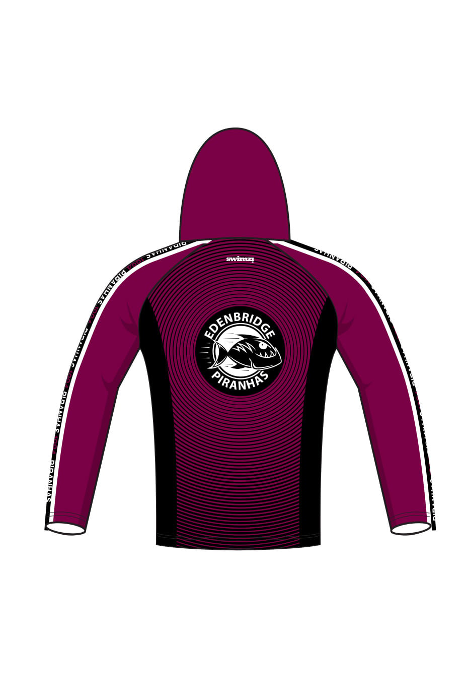 Edenbridge Piranhas SC Adult Unisex Zipped Performance Hoodie image 1